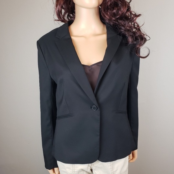 SALE! H&M Black Career Blazer Jacket - Picture 1 of 5